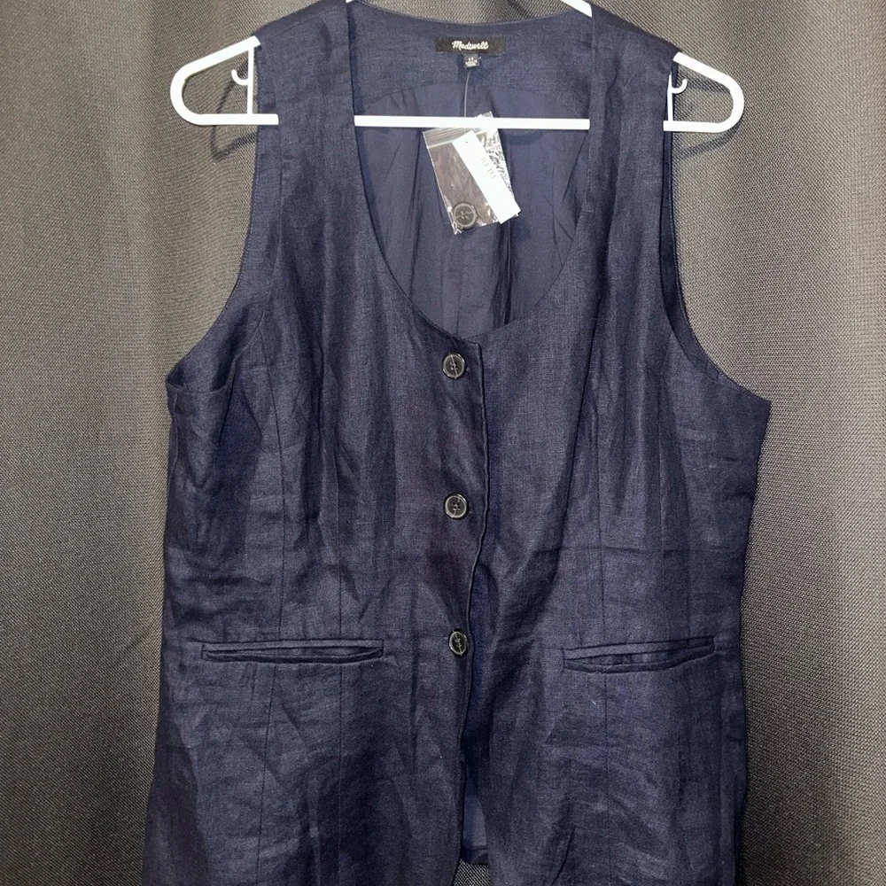 Madewell Dark Blue Vest